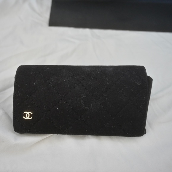 CHANEL Black / Gold Butterfly Sunglasses - Picture 3 of 9